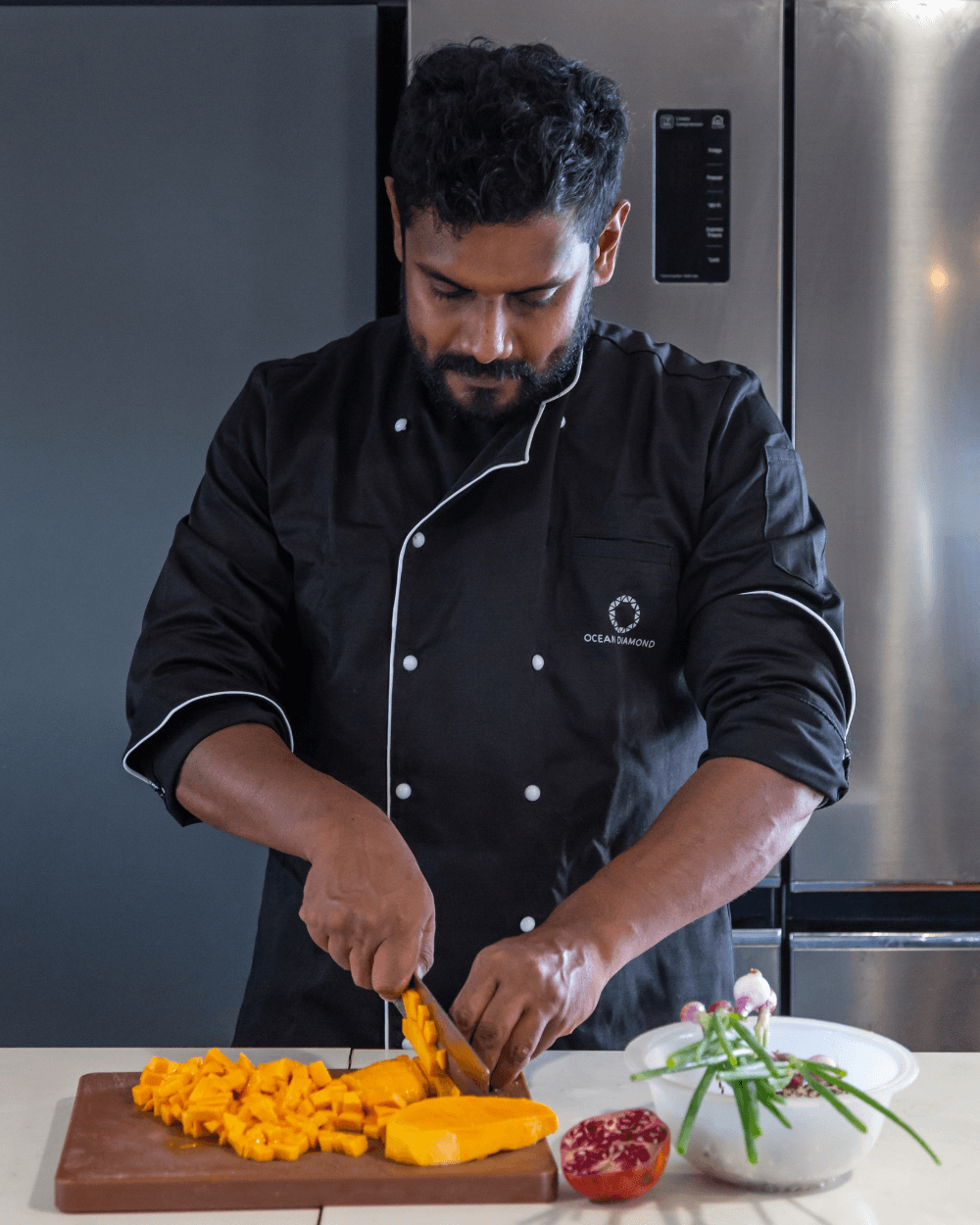 Food and refreshments prepared onboard a Sail Lanka vessel