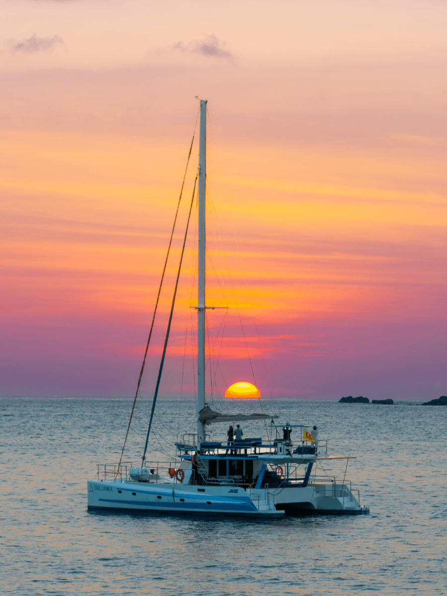 A private celebration aboard a Sail Lanka vessel