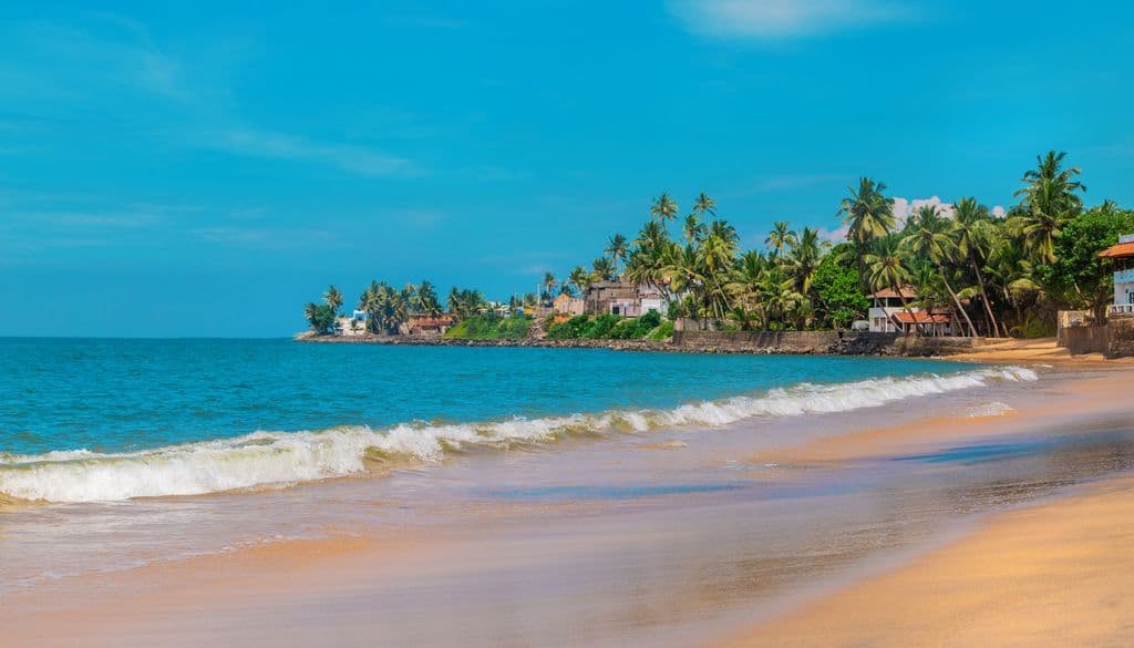 Sail Lanka catamaran at sea off the Sri Lankan coast